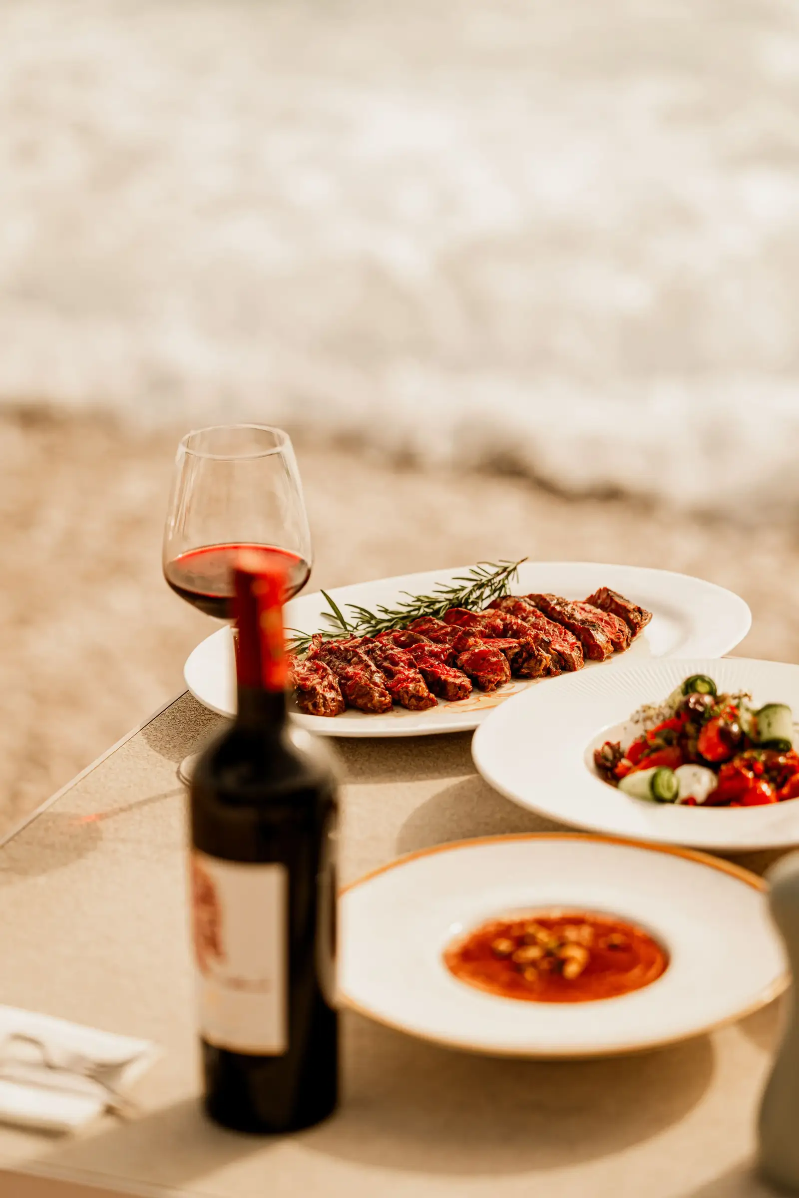 Premium beef grill at Medaur